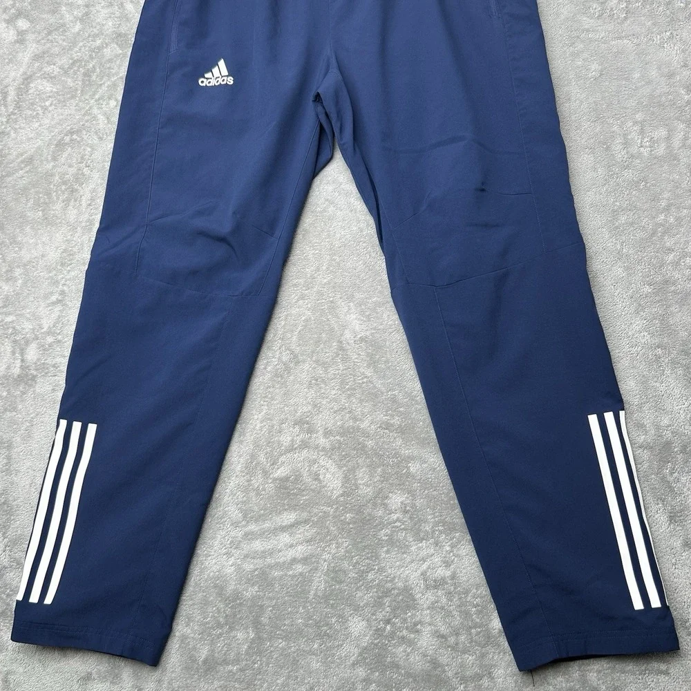 Adidas Adult Hockey Rink Navy Blue Pants Aeroready Mens Size Extra Large XL